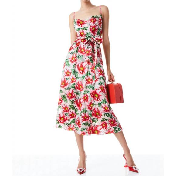 ALICE + OLIVIA Other - NEW ALICE + OLIVIA samantha cowl midi dress in high tea floral